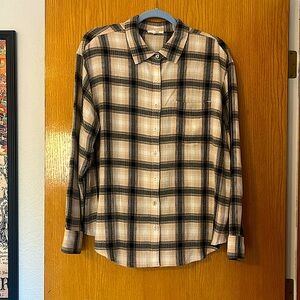 Maurices Plaid Blouse